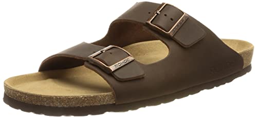 Rohde Herren, Männer, Sandalen,verbandschuhe,Therapie-Sandalen,Klett-Hausschuhe,Mocca,47 EU / 12 UK von Rohde