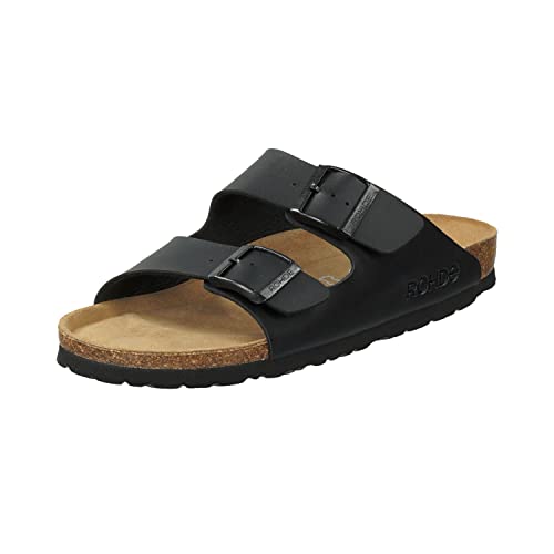 Rohde Herren, Männer, Sandalen,verbandschuhe,Therapie-Sandalen,Klett-Hausschuhe,SCHWARZ,44 EU / 9.5 UK von Rohde