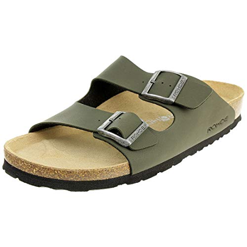 Rohde 5920 Grado Schuhe Sandalen Pantoletten Clogs, Größe:42 EU, Farbe:Grün von Rohde