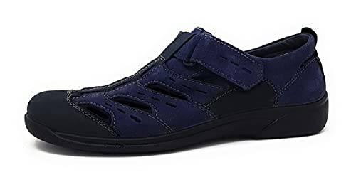 Rohde Komfort Slipper Erwachsene in blau von Rohde