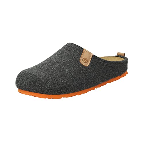 Rohde Herren, Männer, Pantoletten, Hausschuhe,Wechselfußbett,Slip-ons,Backless Slipper,Mules,Gartenschuhe,Sommerschuhe,ANTHRAZIT,41 EU / 7.5 UK von Rohde