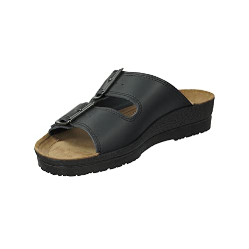 Rohde Herren, Männer, Pantoletten, Slipper,Gartenschuhe,Sommerschuhe,sommerclogs,Clogs,Hauschuhe,Schlupfschuhe,Slipper,SCHWARZ,45 EU / 10.5 UK von Rohde