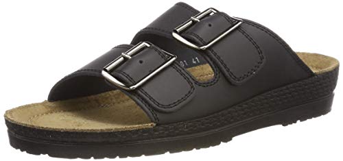 Rohde Herren Neustadt-H Pantoletten, Schwarz (Schwarz 90) von Rohde