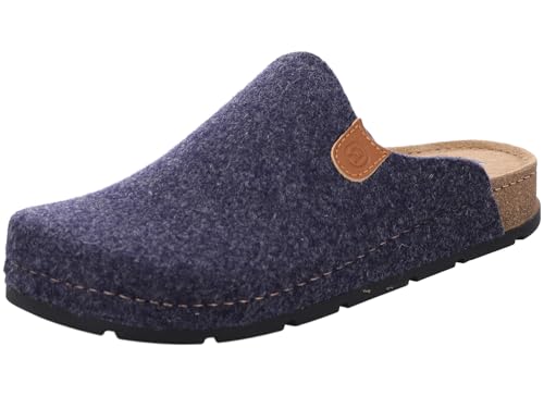 Rohde Herren Pantoffel Memoryfußbett Hausschuh recycelter Softfilz H.Soave 6751, Größe:45 EU, Farbe:Blau Rohde Herren Pantoffel Memoryfußbett Hausschuh recycelter Softfilz H.Soave 6751, Größe:45 EU, Farbe:Blau von Rohde
