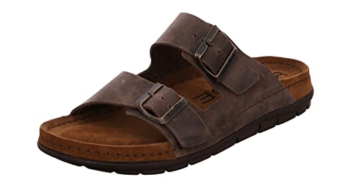 Rohde RODIGO-H Herren, Männer, Pantoletten, Slipper,Slides,Sandalen,Sommerschuhe,Freizeitschuhe,schluepfschuhe,Slides,Clogs,Mocca,43 EU von Rohde