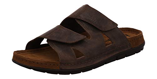 Rohde Herren EASYS Pantoletten Hausschuhe Sandale 5914 braun, Schuhgröße:43 EU von Rohde
