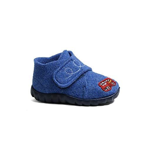 Rohde Jungen Tubbie Hohe Sneaker, Blau (Jeans), 19 EU von Rohde