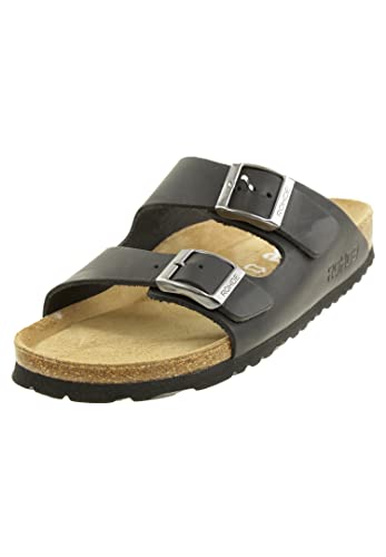 Rohde Herren Pantoletten GRADO Hausschuhe Clogs 5925 Schwarz, Schuhgröße:46 EU von Rohde