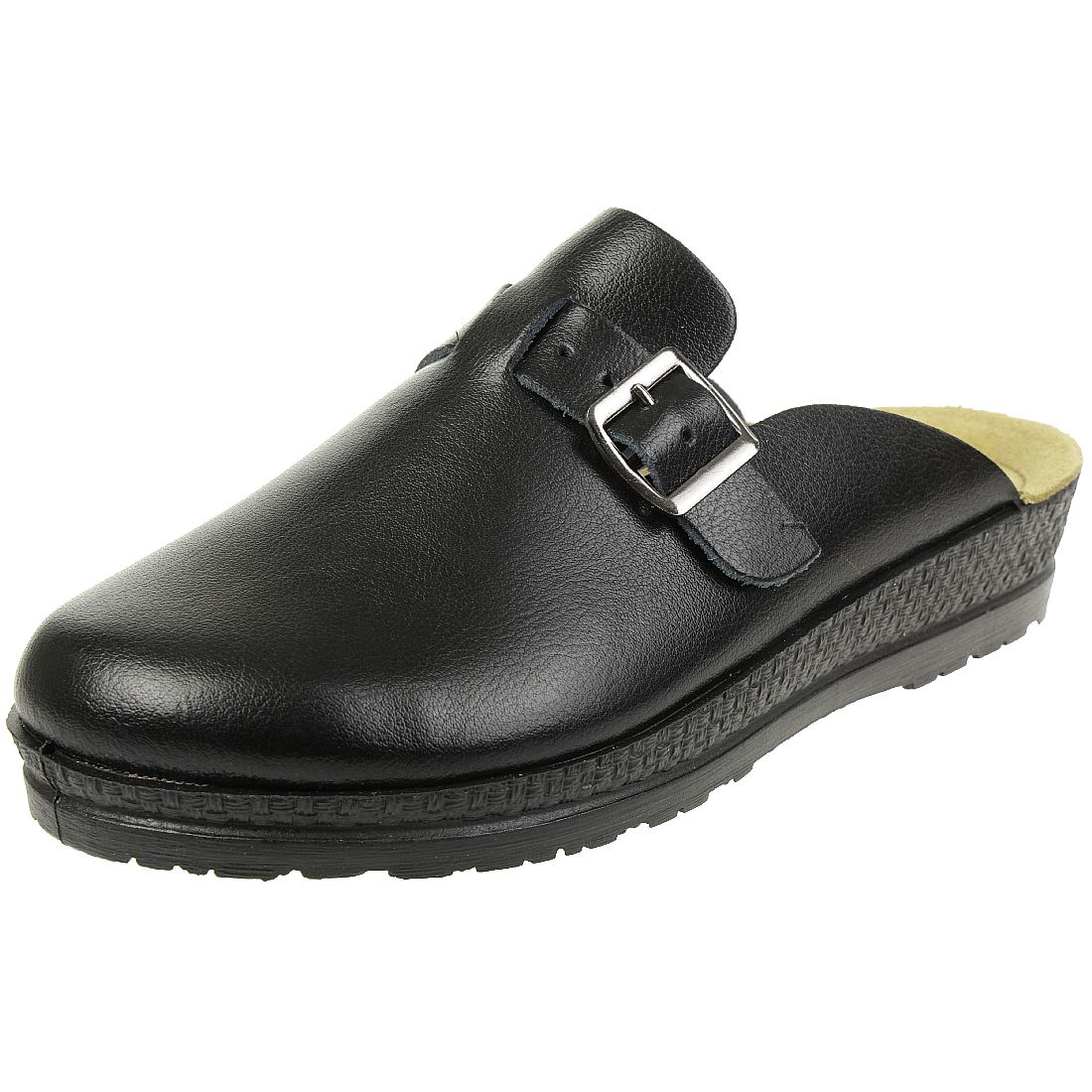 Rohde Neustadt-H Clogs Herren Hausschuhe Schuhe 1511 schwarz von Rohde