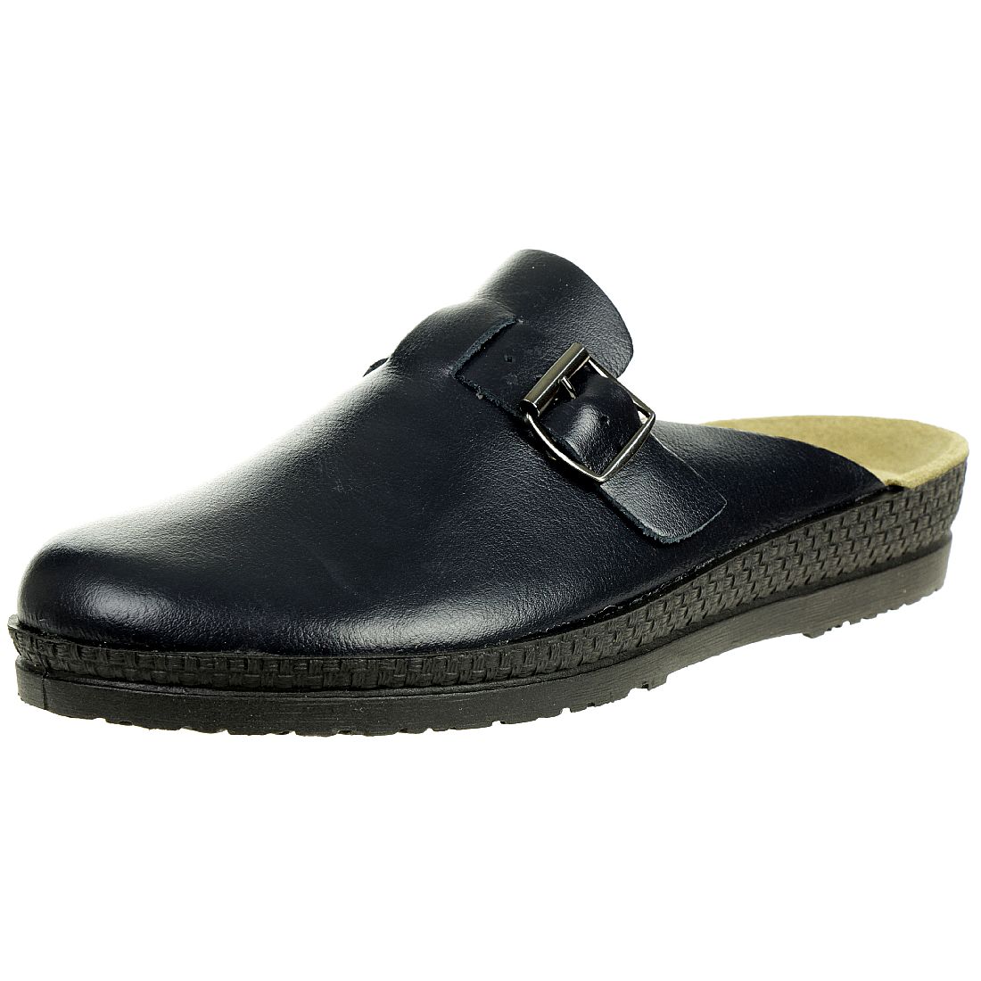 Rohde Neustadt-H Herren Clogs Pantoffel Hausschuh 1511 Blau von Rohde