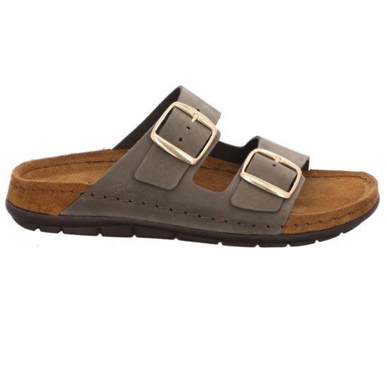 Rohde Damenschuhe Klassische Pantoletten OLIVE OLIVE - Gr. - 36 von Rohde