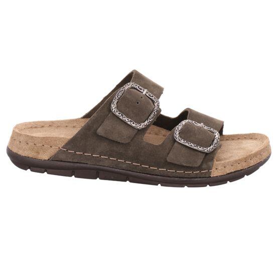 Rohde Herrenschuhe Slipper OLIVE OLIVE - Gr. - 40 von Rohde