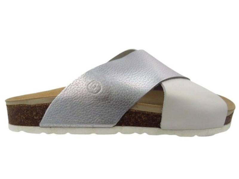 Rohde Perlato silber weiss Pantolette von Rohde