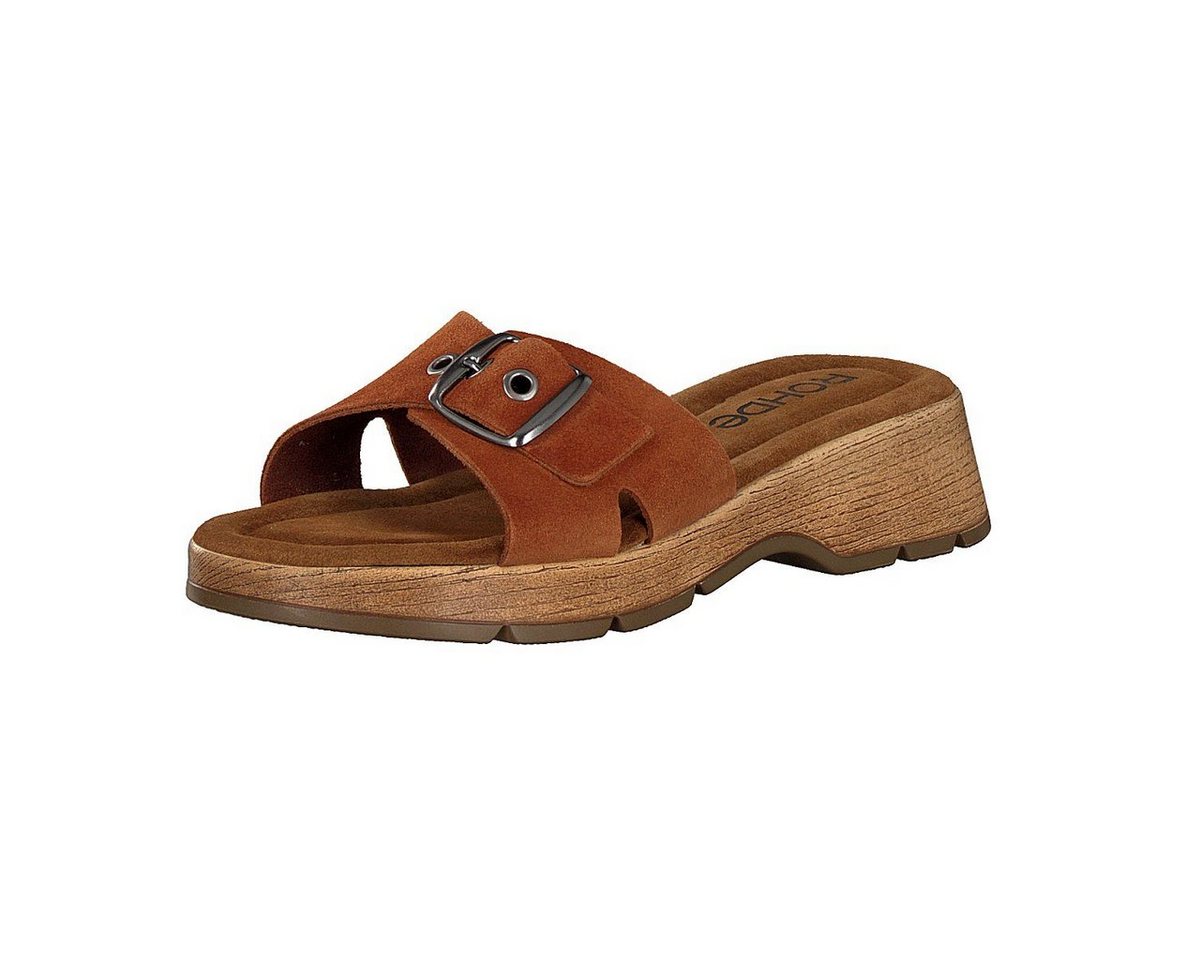 Rohde Rohde Damen Pantolette braun Pantolette von Rohde