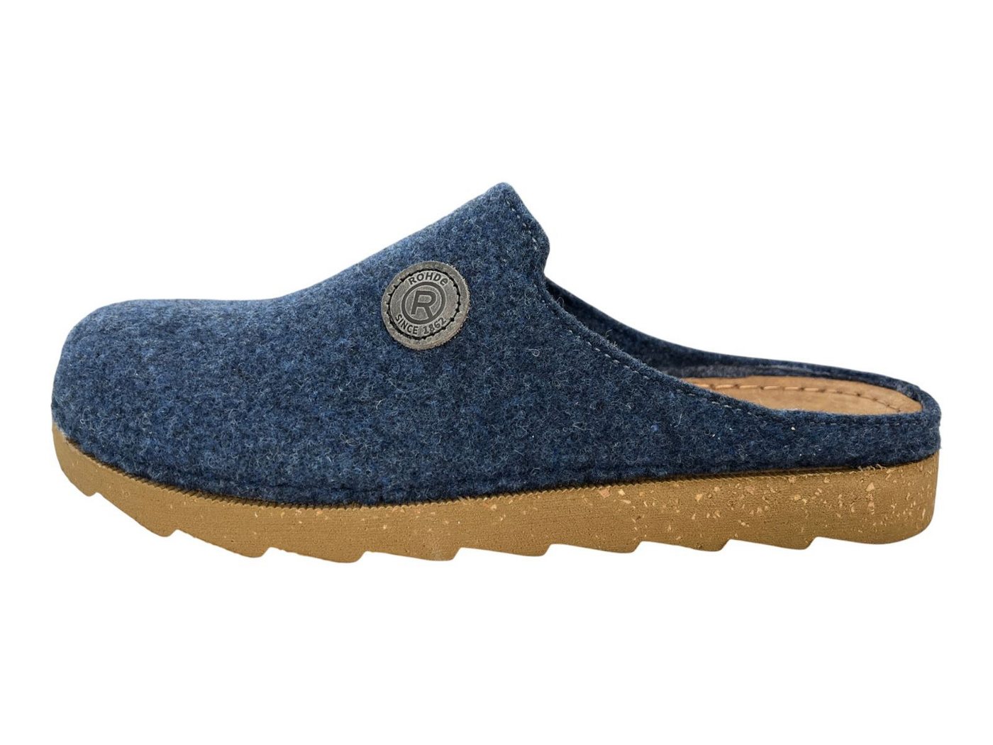 Rohde Rohde Herren Pantoffel 7100-56 ocean blau Hausschuh von Rohde