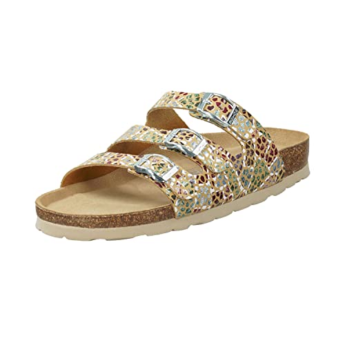 Rohde Sunnys N´13 Damen Pantolette Hausschuhe Sandale 5620 Camel, Schuhgröße:43 EU von Rohde