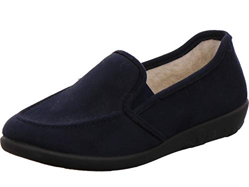 Rohde Damen Hausschuhe Ballerinas Ballerup 2224, Größe:39 EU, Farbe:Blau von Rohde