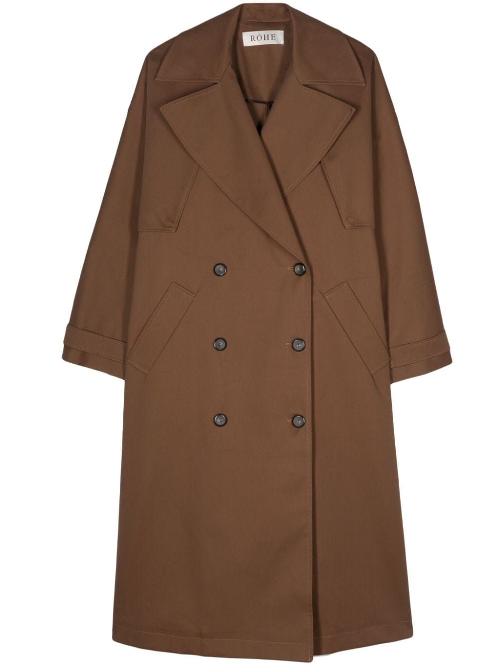 Róhe Klassischer Trenchcoat - Braun von Róhe