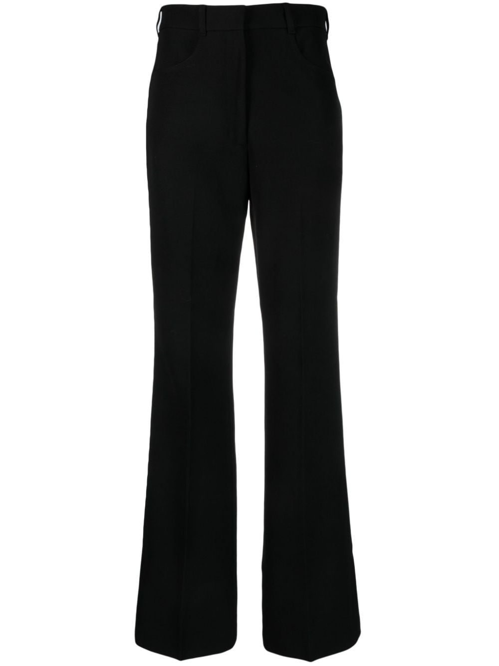 Róhe Ausgestellte High-Waist-Hose - Schwarz von Róhe