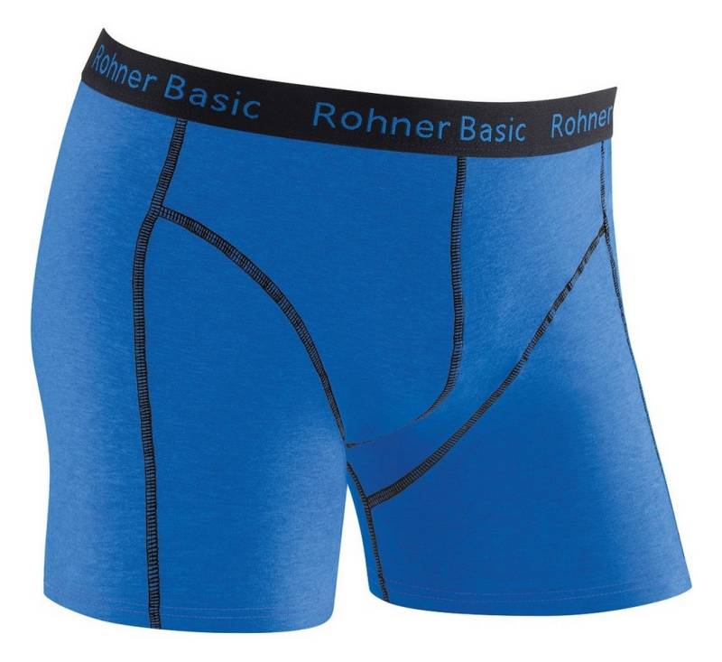 Rohner Socks Boxershorts Basic Unterwäsche blau/schwarz Herren - 1 Stück von Rohner Socks