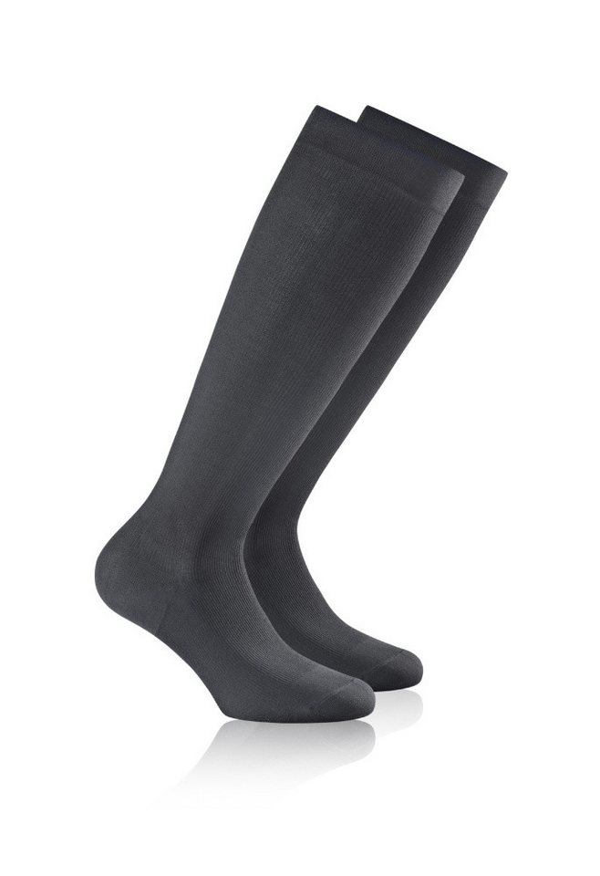 Rohner Socks Businesssocken Calf Compression Everyday anthrazitgrau Herren - 1 Paar von Rohner Socks