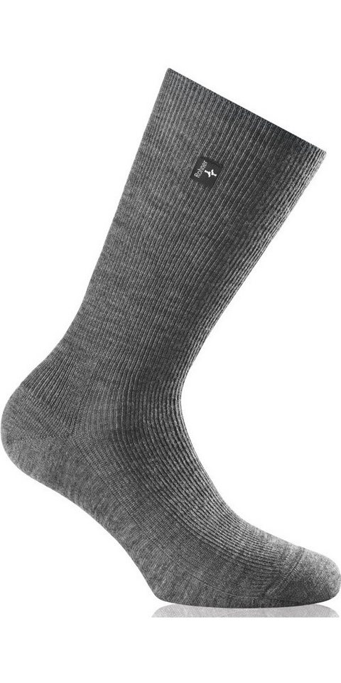 Rohner Socks Businesssocken Crew SupeR WO grau Herren - 1 Paar von Rohner Socks