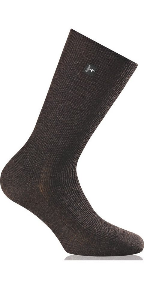 Rohner Socks Businesssocken Crew SupeR WO moccabraun Herren - 1 Paar von Rohner Socks