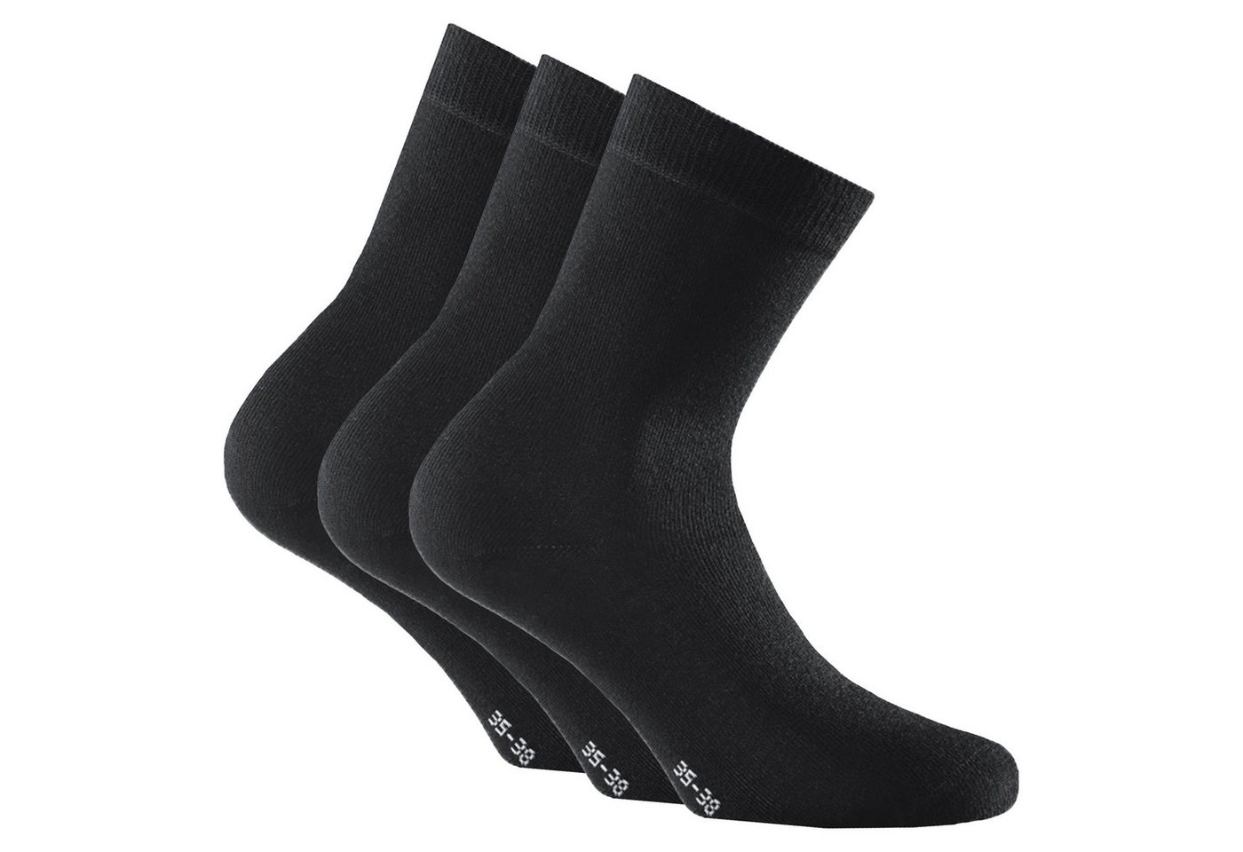 Rohner Socks Kurzsocken Unisex Socken 3er Pack Viskose Basic Soft Touch (Packung, 3er Pack) von Rohner Socks