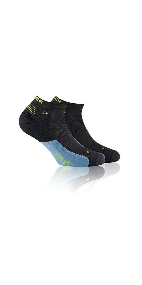 Rohner Socks Laufsocken Run Pro Light l/r schwarz Herren von Rohner Socks