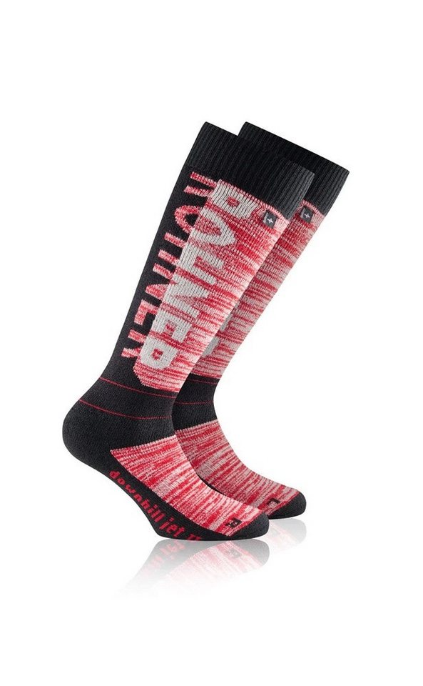 Rohner Socks Skisocken Downhill Jet II (Schurwolle) rot - 1 Paar von Rohner Socks
