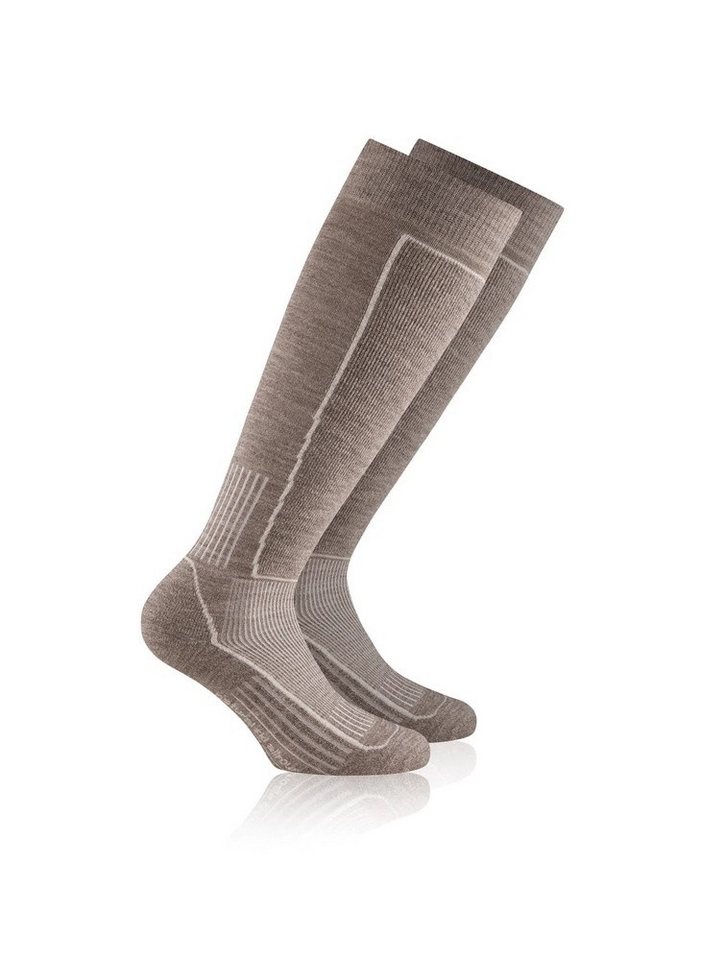 Rohner Socks Skisocken Natural Ski (Wollmischgewebe) braun - 1 Paar von Rohner Socks