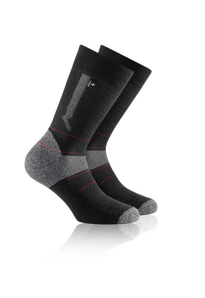 Rohner Socks Skisocken Nordic Light (leichte Polsterung, warm) schwarz - 1 Paar von Rohner Socks