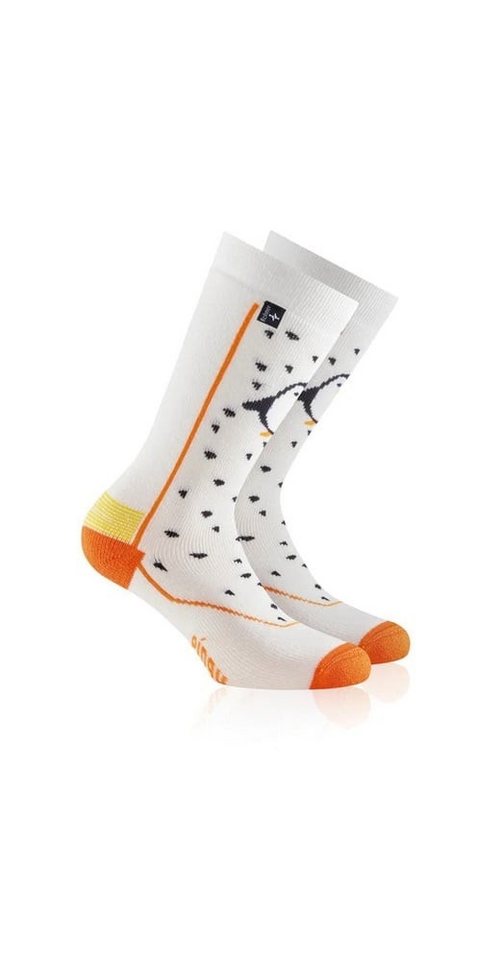 Rohner Socks Skisocken Pinguin (Wollmischgewebe, hoher Tragekomfort) weiss Kinder - 1 Paar von Rohner Socks