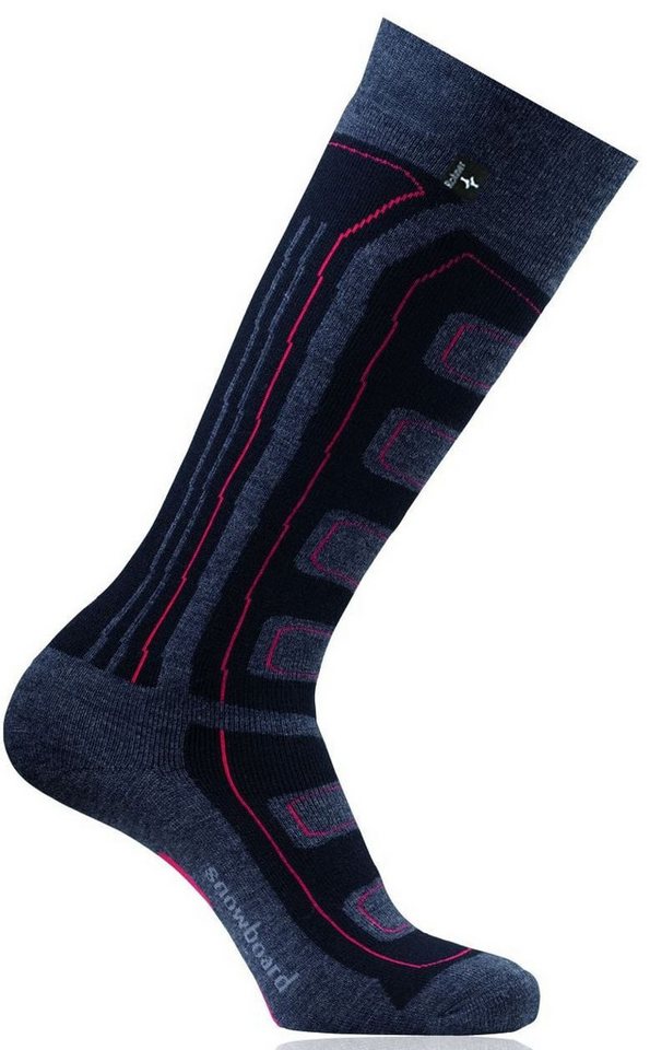 Rohner Socks Skisocken Snowboard schwarz/grau Herren 1er von Rohner Socks