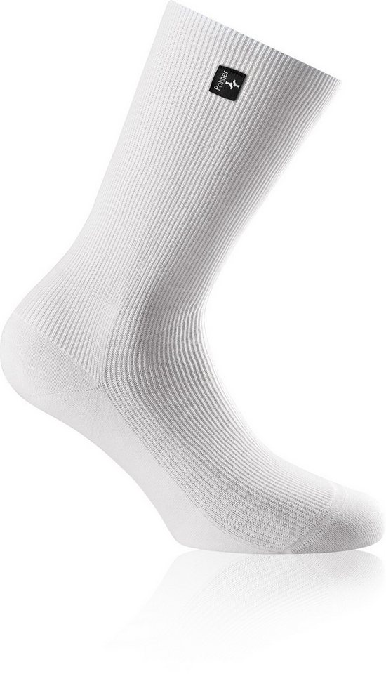 Rohner Socks Socken Tagessocke Crew SupeR weiss Herren 1er von Rohner Socks