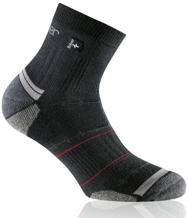 Rohner Socks Sportsocken Allround Quarter schwarz Herren - 1 Paar von Rohner Socks