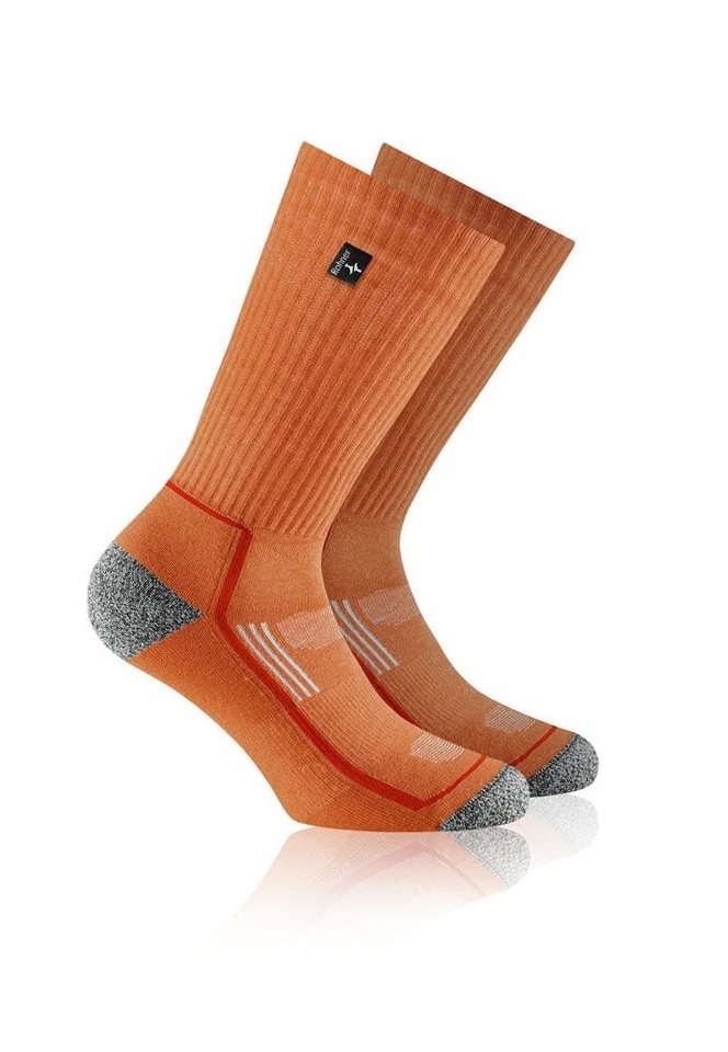 Rohner Socks Sportsocken Crew Eco X-Sport (Bio-Baumwolle, feuchtigkeitsabsorbierend) orange von Rohner Socks