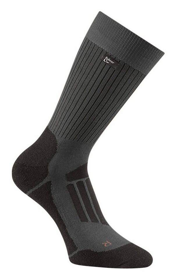 Rohner Socks Wandersocken Cew Mountain Trekking (antibakteriell, Fuss-Wellness) anthrazitgrau von Rohner Socks