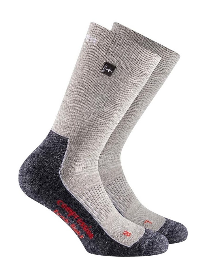 Rohner Socks Wandersocken Compression Trek Light l/r (Trekking) hellgrau - 1 Paar von Rohner Socks