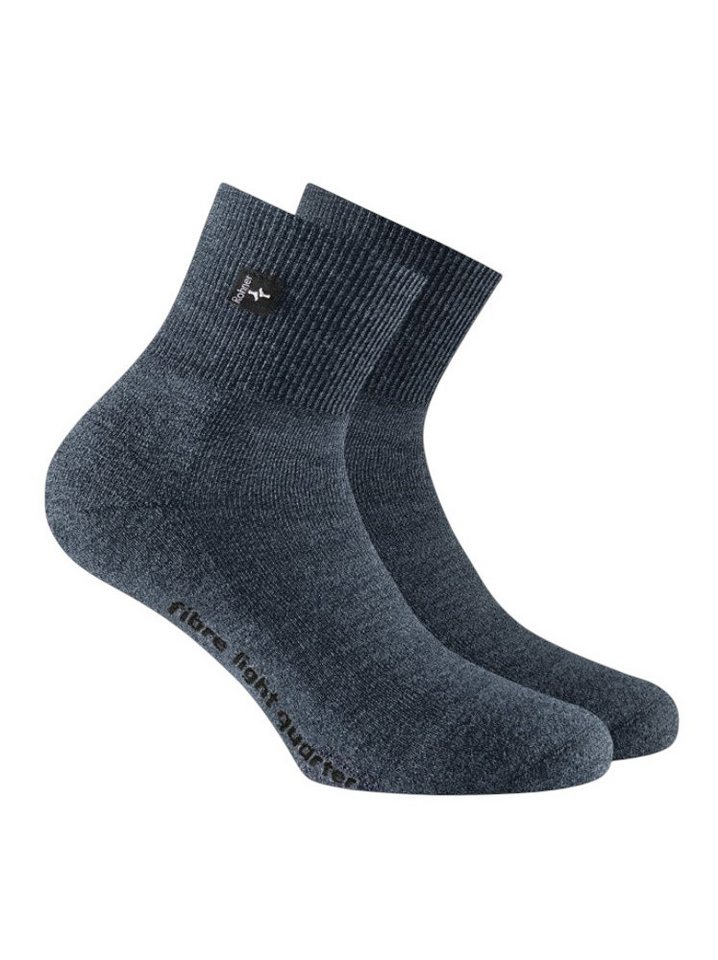 Rohner Socks Wandersocken Fibre Light Quarter (Mischgewebe) denimblau - 1 Paar von Rohner Socks