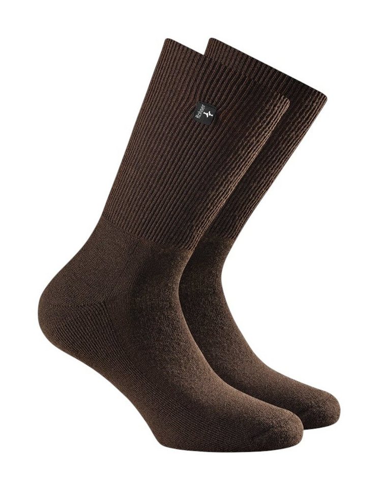 Rohner Socks Wandersocken Fibre Light SupeR (Merinowolle) dunkelbraun - 1 Paar von Rohner Socks