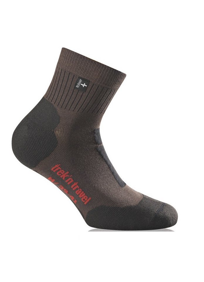 Rohner Socks Wandersocken Trek´n Travel (Trekking) dunkelbraun Herren - 1 Paar von Rohner Socks