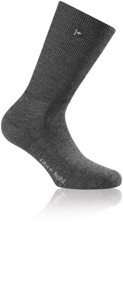 Rohner Socks Wandersocken fibre light supeR schwarz denim von Rohner Socks