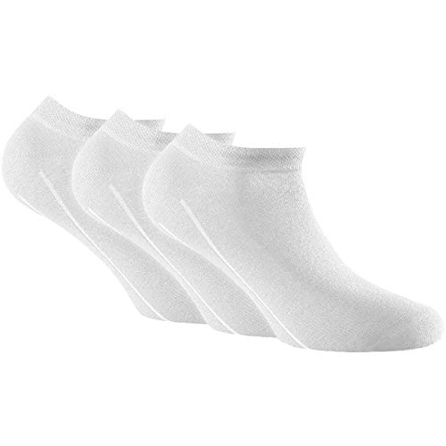 Rohner Sneaker 3er Pack Socke, weiß, 43-46 von Rohner