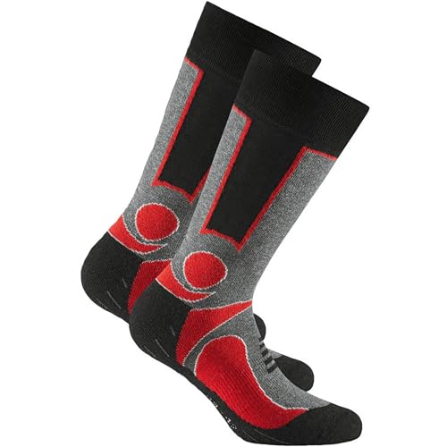 Rohner Damen, Herren Wandersocken Basic Trekking 2er Pack red 43-46 Rohner Damen, Herren Wandersocken Basic Trekking 2er Pack red 43-46 von Rohner