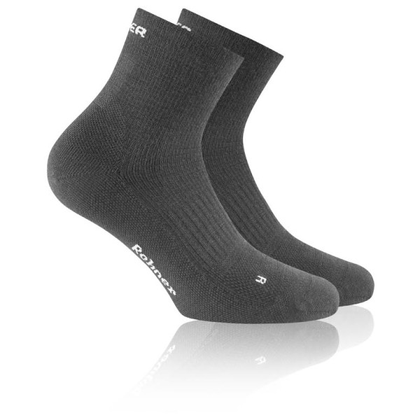 Rohner - Dynamic Merino Quarter L/R - Wandersocken Gr 39-41 grau von Rohner