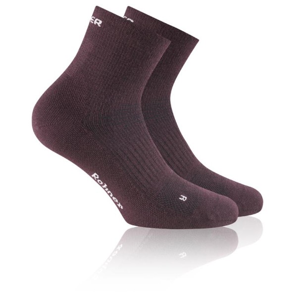 Rohner - Dynamic Merino Quarter L/R - Wandersocken Gr 39-41 grau von Rohner