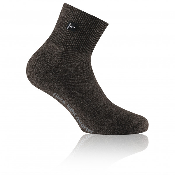 Rohner - Fibre Light Quarter - Multifunktionssocken Gr 39-41 schwarz von Rohner