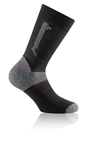 Rohner Nordic Light Schwarz - Warme robuste Allround Wintersport Socken, Größe EU 36-38 - Farbe Schwarz von Rohner