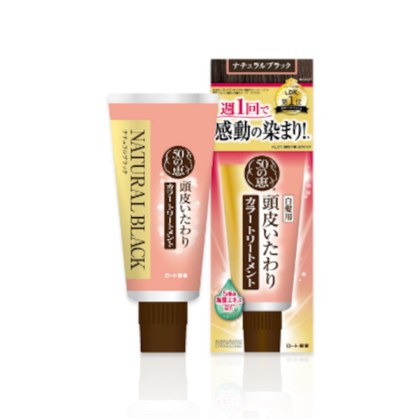 Rohto Mentholatum  - 50 Megumi Scalp Care Colour Treatment - 150g - Natural Black von Rohto Mentholatum